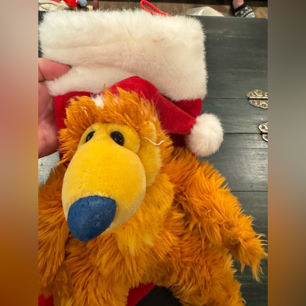 Vintage Disney Bear in the Big Blue House singing plush Christmas stocking - Picture 2 of 7